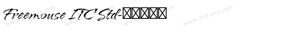 Freemouse ITC Std字体转换